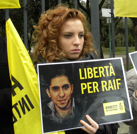 Protesta per la libertà di Raif Manif