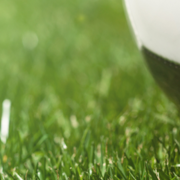 Pallone da calcio sul campo