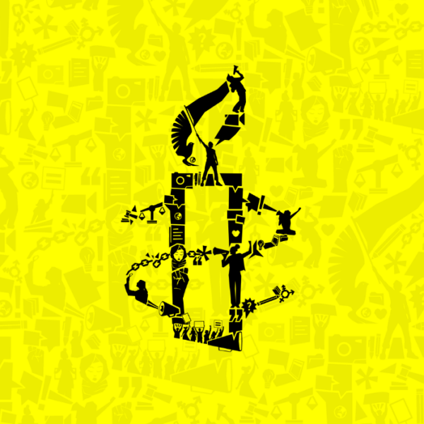 Logo cinquantesimo anniversario Amnesty Italia
